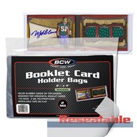 BCW Card Sleeves Resealable Booklet Card Holder Bags (100ct.)