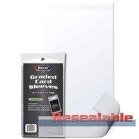 BCW Card Sleeves Resealable Graded Card Sleeves (100ct.)
