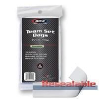 BCW Card Sleeves Resealable Team Set Bags (100ct.)