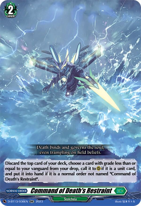 Command of Death's Restraint