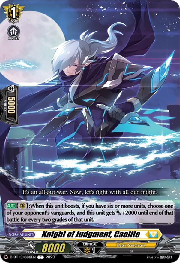 Knight of Judgment, Caoilte