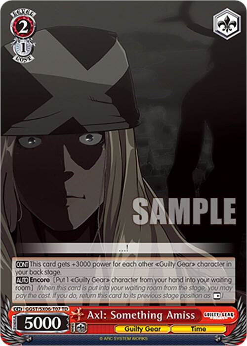 Axl: Something Amiss