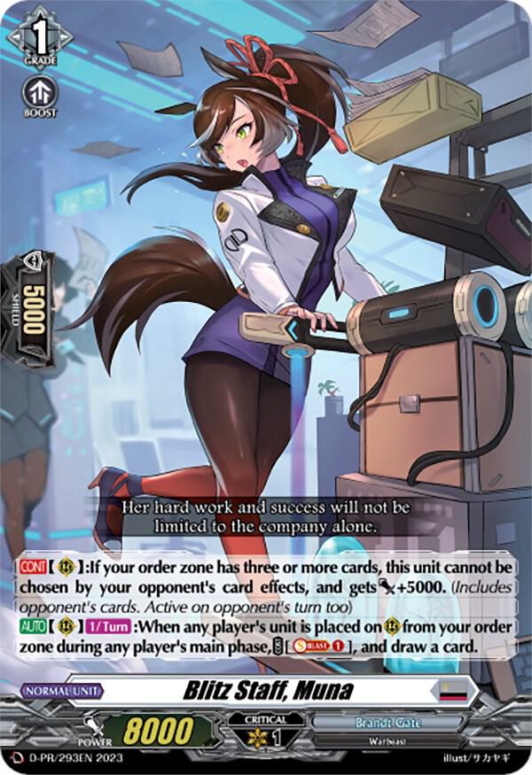 Blitz Staff, Muna - D Promo Cards - Cardfight Vanguard - TCGplayer.com