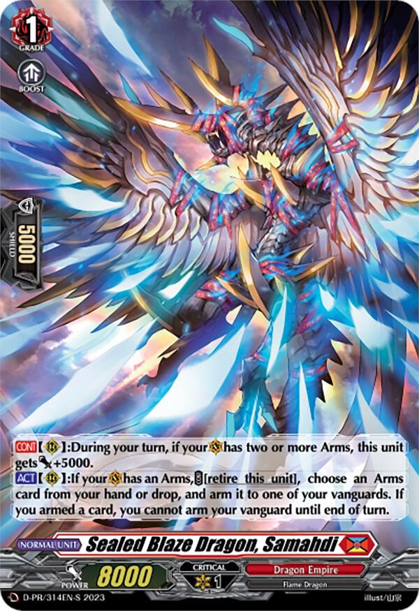 Sealed Blaze Dragon, Samahdi (Foil)