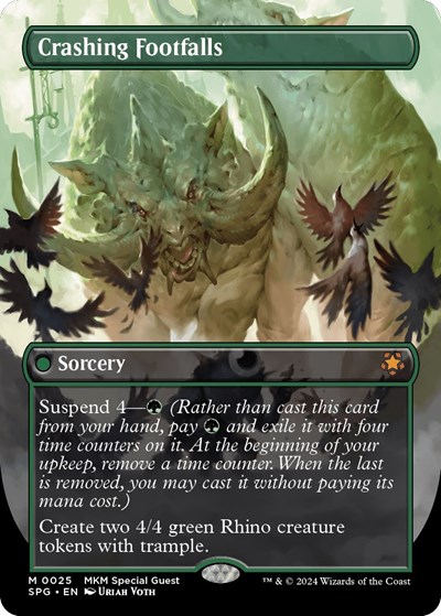 Crashing Footfalls Borderless