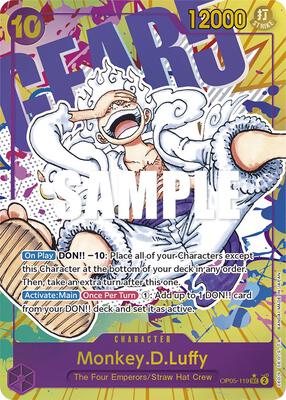 Monkey.D.Luffy (119) (Alternate Art) - Awakening of the New