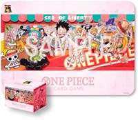 One Piece Card Game: Playmat and Storage Box Set - 25th Edition from Bandai Supply Bundles Pokemon card image