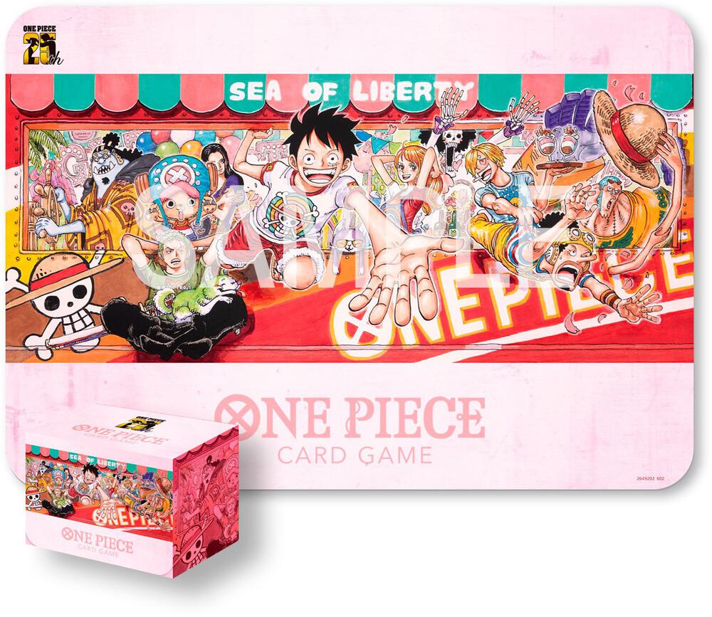 One Piece Card Game: Playmat and Storage Box Set - 25th