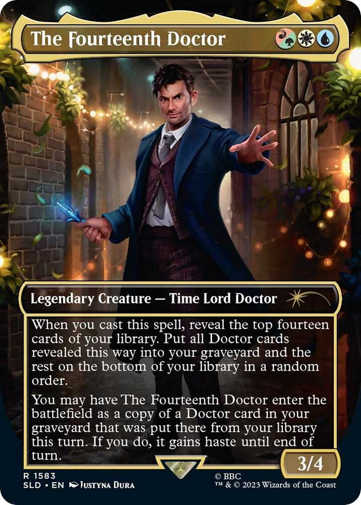 MTG The Fourteenth Doctor１枚 The Fourteenth Doctor (Doctor Who) (Secret Lair) (Borderless