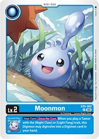 Moonmon - Animal Colosseum - Digimon card