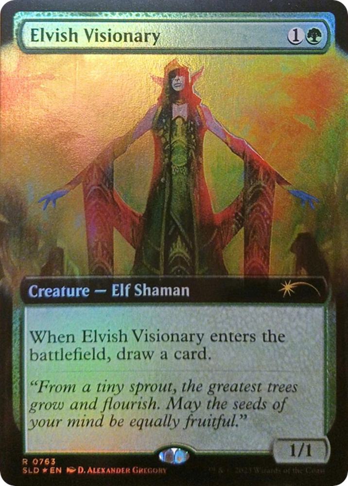 Elvish Visionary (Extended Art) - Secret Lair Drop Series - Magic