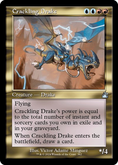 Crackling Drake Retro Frame