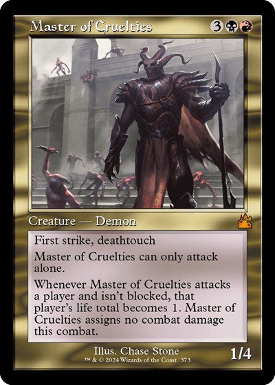 Master of Cruelties Retro Frame