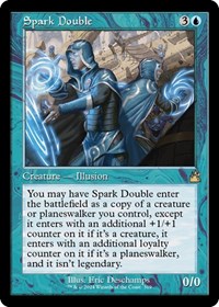 Spark Double (Retro Frame) - Ravnica Remastered - Magic: The Gathering card