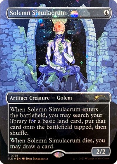 Solemn Simulacrum 0791 Galaxy Foil