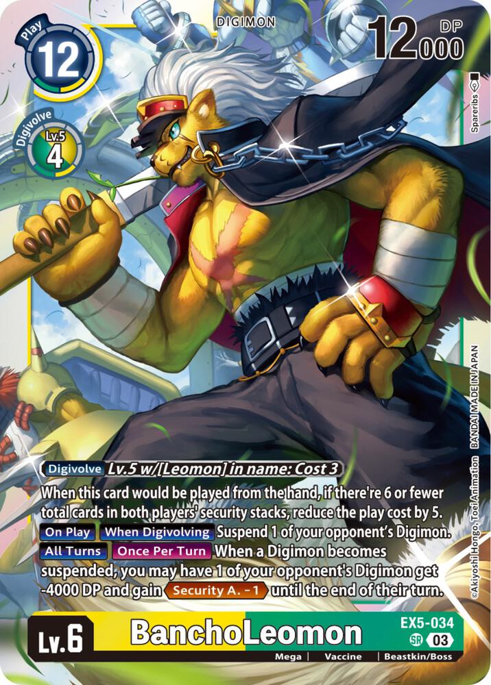 BanchoLeomon - Animal Colosseum - Digimon Card Game - TCGplayer.com