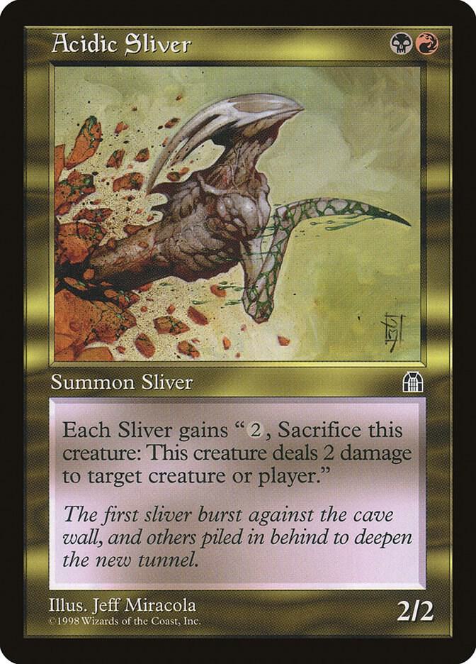Acidic Sliver - Stronghold - Magic: The Gathering - TCGplayer.com