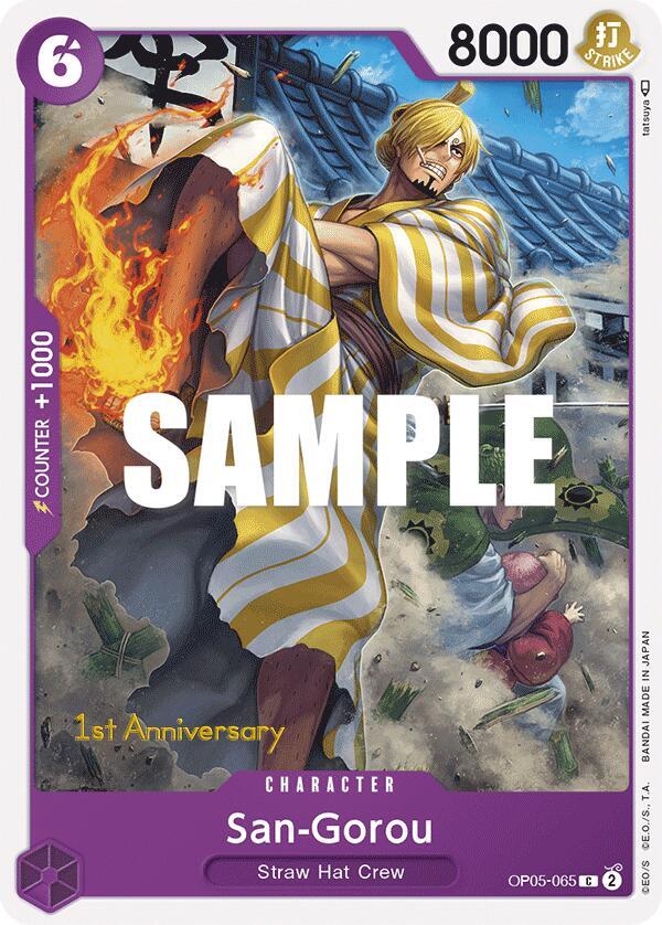 GOROU 2025 PSA 10 San Gorou ST18-003 One Piece Card TCG Treasure Cup