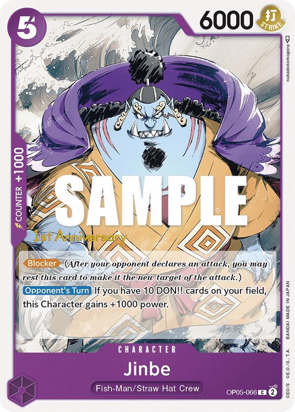 Jinbe - Awakening of the New Era: 1st Anniversary Tournament Cards