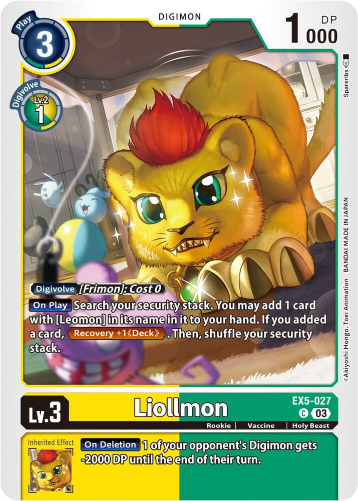 Liollmon - Animal Colosseum - Digimon Card Game - TCGplayer.com