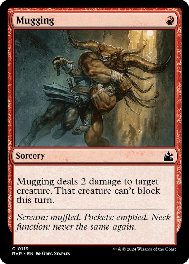Mugging - Ravnica Remastered - Magic: The Gathering - TCGplayer.com