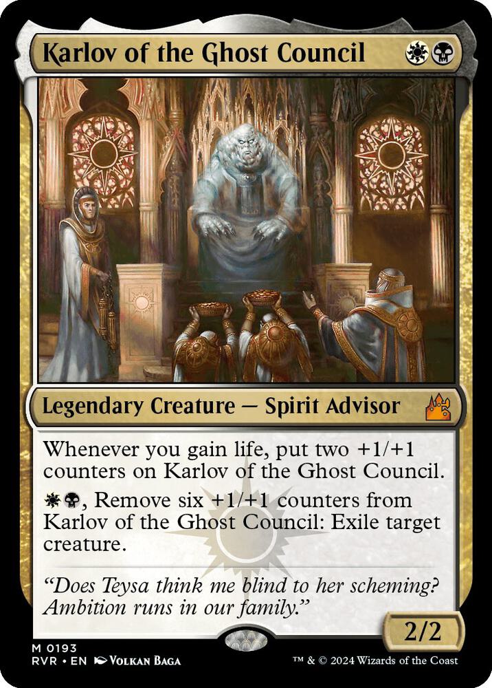 Karlov of the Ghost Council - Ravnica Remastered - Magic: The Gathering -  TCGplayer.com