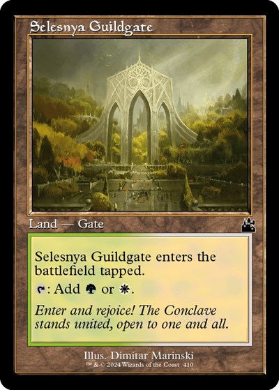 Selesnya Guildgate Retro Frame