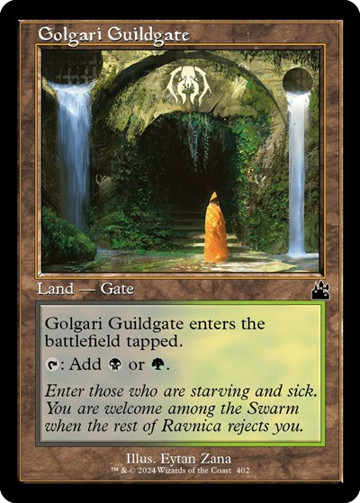 Golgari Guildgate Retro Frame