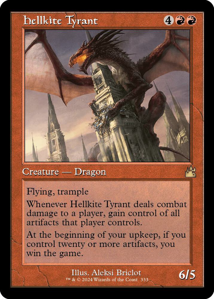 Hellkite Tyrant (Retro Frame) - Ravnica Remastered - Magic: The