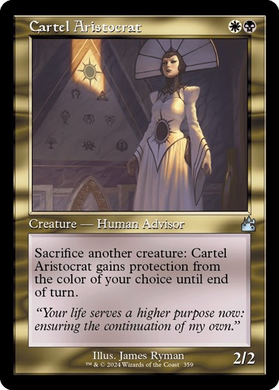 Cartel Aristocrat (Retro Frame) from RVR #359, Magic: The Gathering card