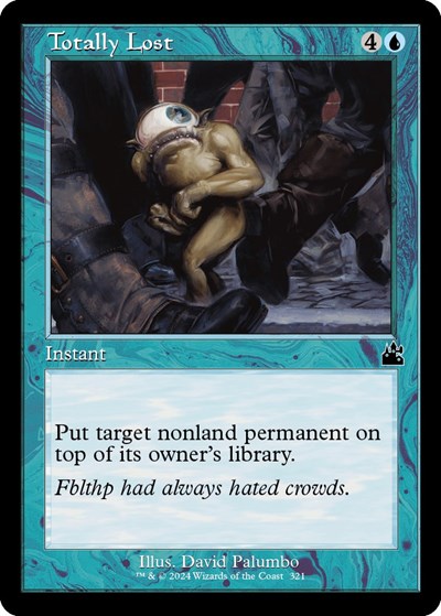 Totally Lost (Retro Frame) from RVR #321, Magic: The Gathering card