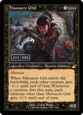 Massacre Girl (Retro Frame) (Serial Numbered)