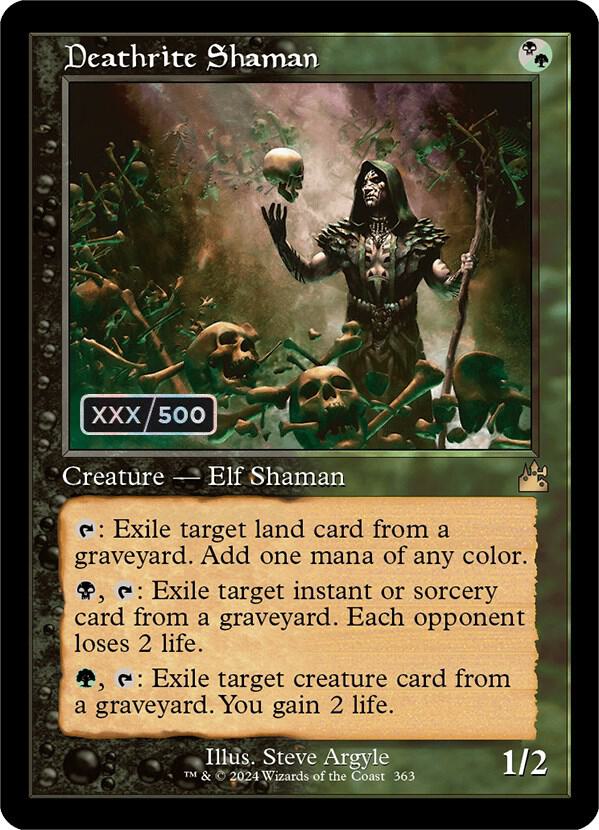 Deathrite Shaman (Retro Frame) (Serial Numbered) - Ravnica