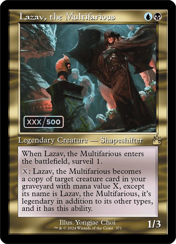 Lazav, the Multifarious (Retro Frame) (Serial Numbered) - Ravnica