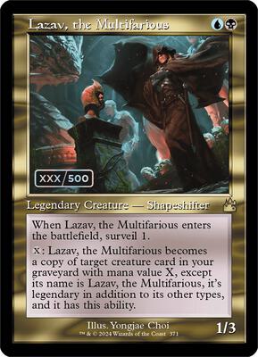 Lazav, the Multifarious (Retro Frame) (Serial Numbered)