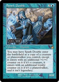 Spark Double (Retro Frame) (Serial Numbered) - Ravnica Remastered - Magic: The Gathering card