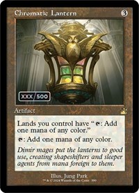 Chromatic Lantern (Retro Frame) (Serial Numbered) - Ravnica Remastered - Magic: The Gathering card