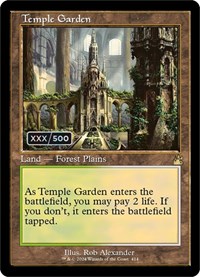 Temple Garden (Retro Frame) (Serial Numbered) - Ravnica Remastered