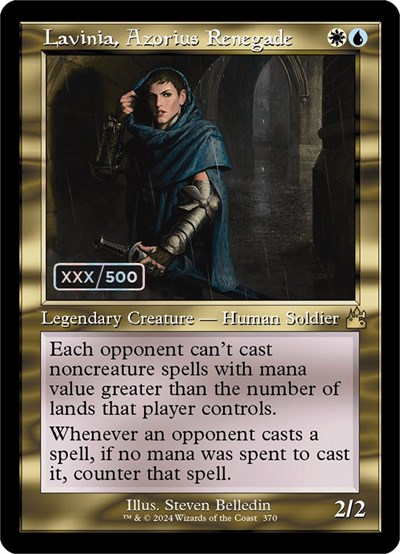 Lavinia, Azorius Renegade (Retro Frame) (Serial Numbered)