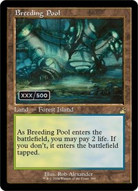 Breeding Pool (Retro Frame) (Serial Numbered) - Ravnica Remastered - Magic: The Gathering card