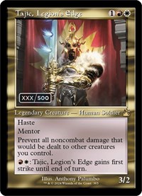 Tajic, Legion's Edge (Retro Frame) (Serial Numbered) - Ravnica Remastered - Magic: The Gathering card