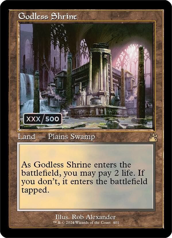 Godless Shrine (Retro Frame) (Serial Numbered) - Ravnica
