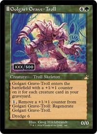 Golgari Grave-Troll (Retro Frame) (Serial Numbered) - Ravnica Remastered - Magic: The Gathering card
