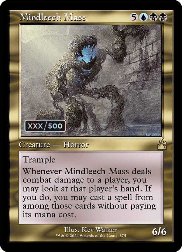 みけ MTG Mindleech Mass (Retro Frame) (Serial Numbered) - Ravnica
