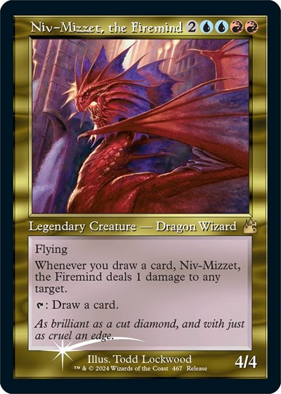 Niv Mizzet the Firemind Retro Frame