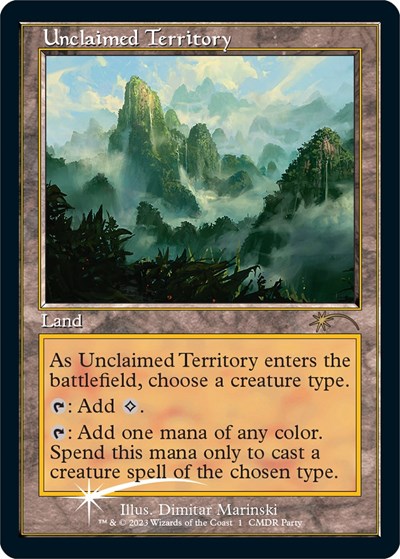 Unclaimed Territory Retro Frame