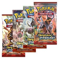 BREAKthrough Booster Pack Art Bundle [Set of 4] from XY - BREAKthrough Pokemon card image