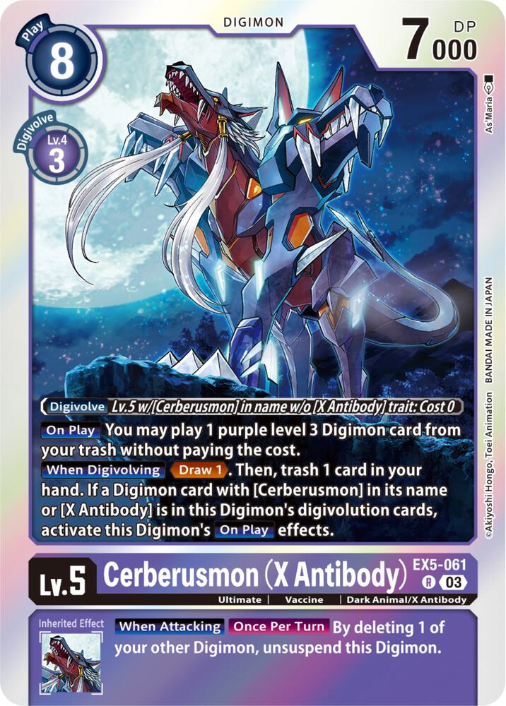 Cerberusmon (X Antibody) - Animal Colosseum - Digimon Card Game