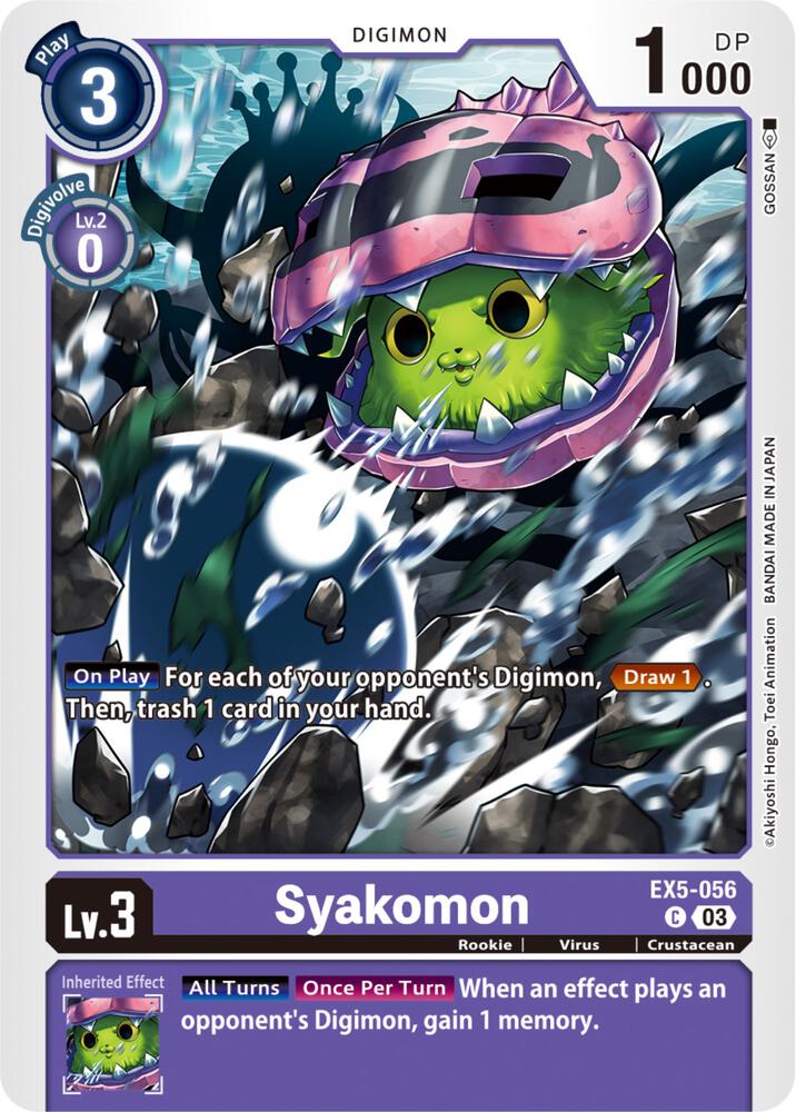 Syakomon - Animal Colosseum - Digimon Card Game - TCGplayer.com