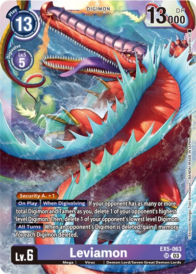 Leviamon Animal Colosseum card price